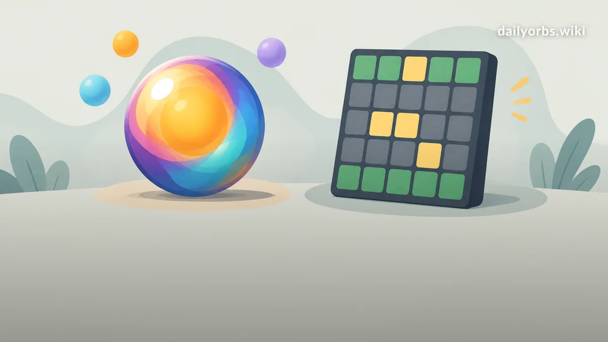 Daily Orbs vs Wordle: What Makes Each Daily Game Tick