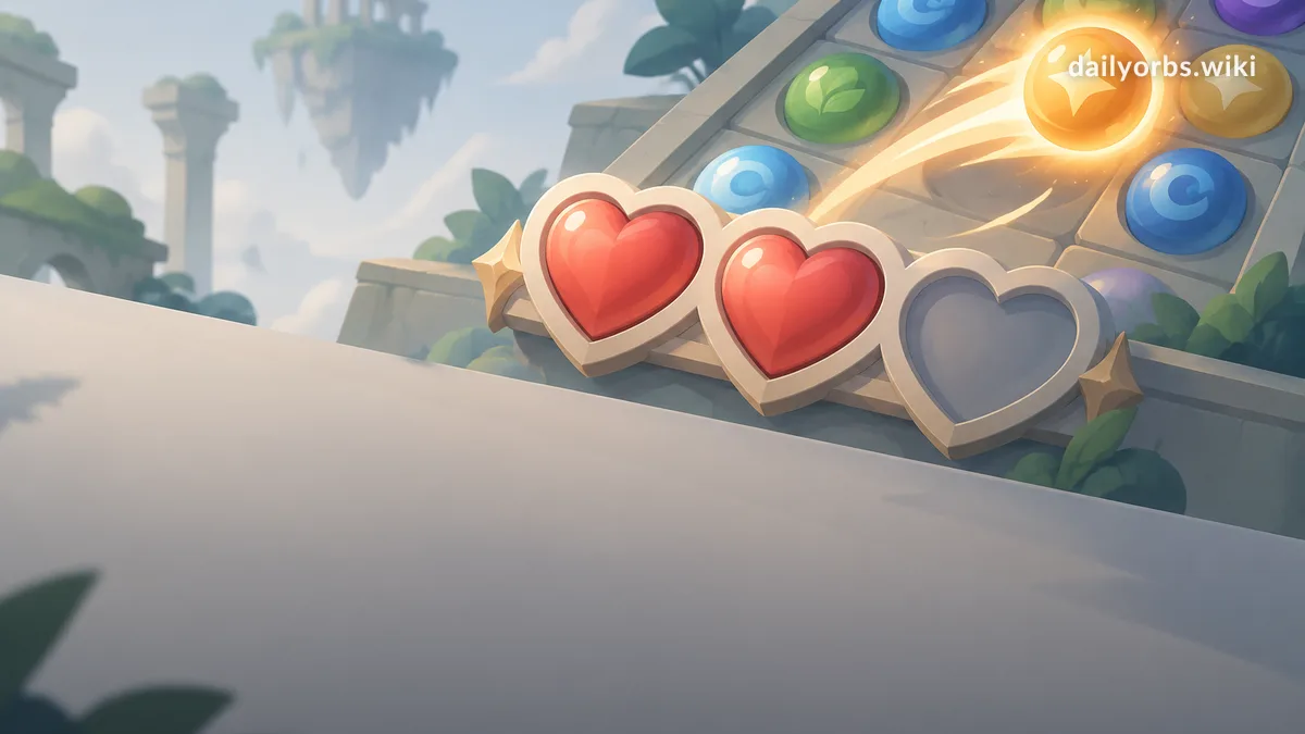 Daily Orbs Hearts: How the 3-Heart System Works